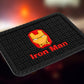 YOURKARTS.COM Secure Grip Non-Slip Car Dashboard Mat – Anti-Skid Pad for Phone, Sunglasses, Keys | Unique Spiritual Decor | car Accessories 2025 (Iron Man)