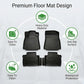 EV Car Floor Mats Compatible with Tata Curvv EV, Waterproof and Washable