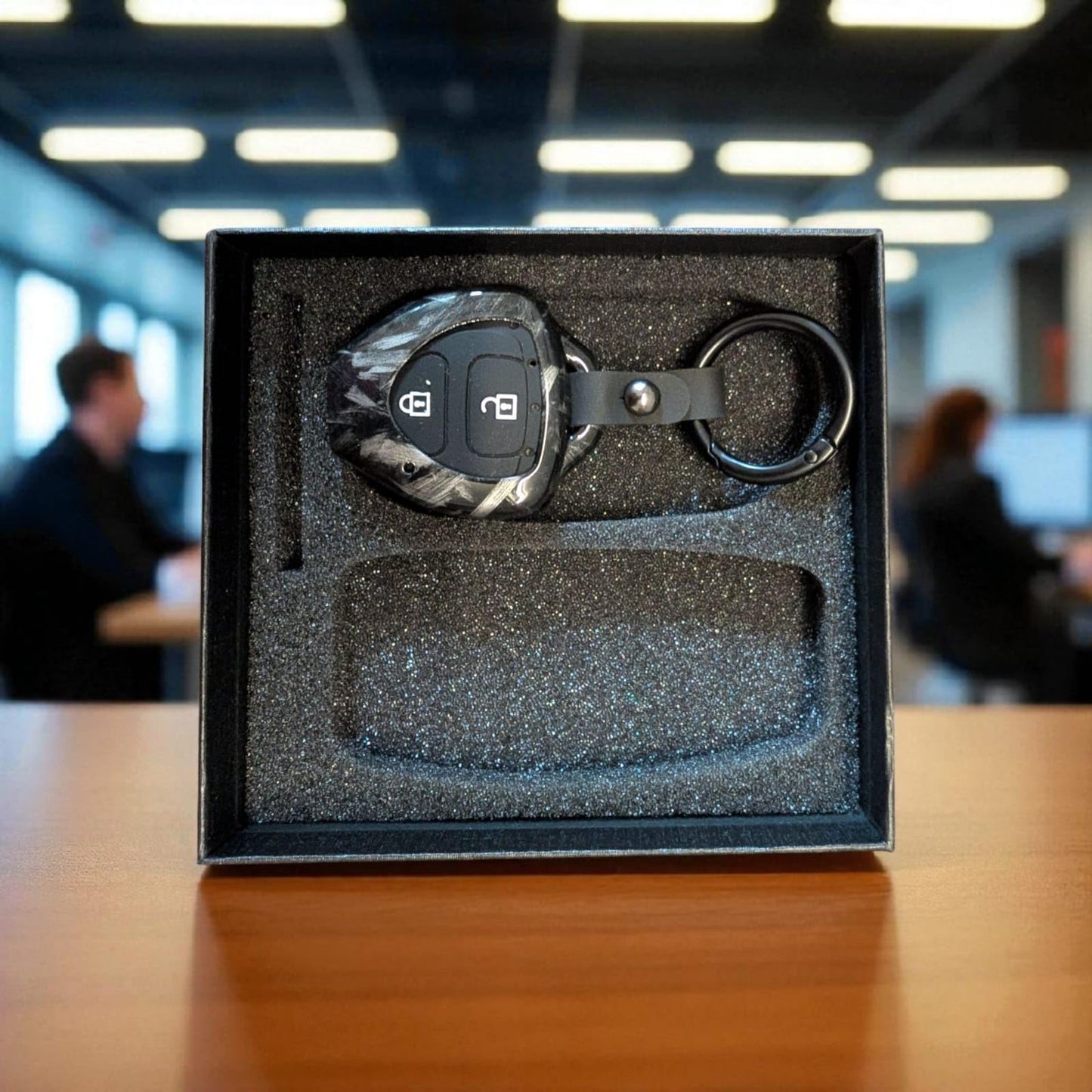 YOURKARTS.COM Car Key Cover Premium Carbon Pro Design Compatible with Old Toyota Innova | Fortuner | Corolla | Camry Find specific info