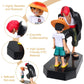 Anime Pirate Duo Figurine – Collectible Scene Statue with Black Base | 3D Model | 18CM | PVC High Detail | Home & Office Display