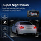 YOURKARTS.COM M18 4K Front 4MP REAR2MP with 3" Screen, ADAS, BSD, GPS Logger, WiFi, Night Vision, Rear Camera, Loop Recording, WDR, G-Sensor, 256GB Support – 18-Month Warranty