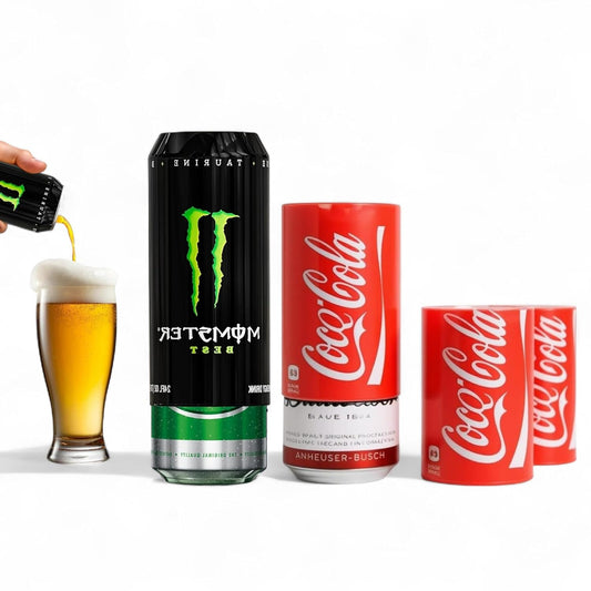 YOURKARTS.COM Silicone Can Sleeve for Cola Beer for 550ML Cans – Looks Like Regular Soda Can | Hide Alcoholic Beverage Easily | Reusable Cooler Sleeve...