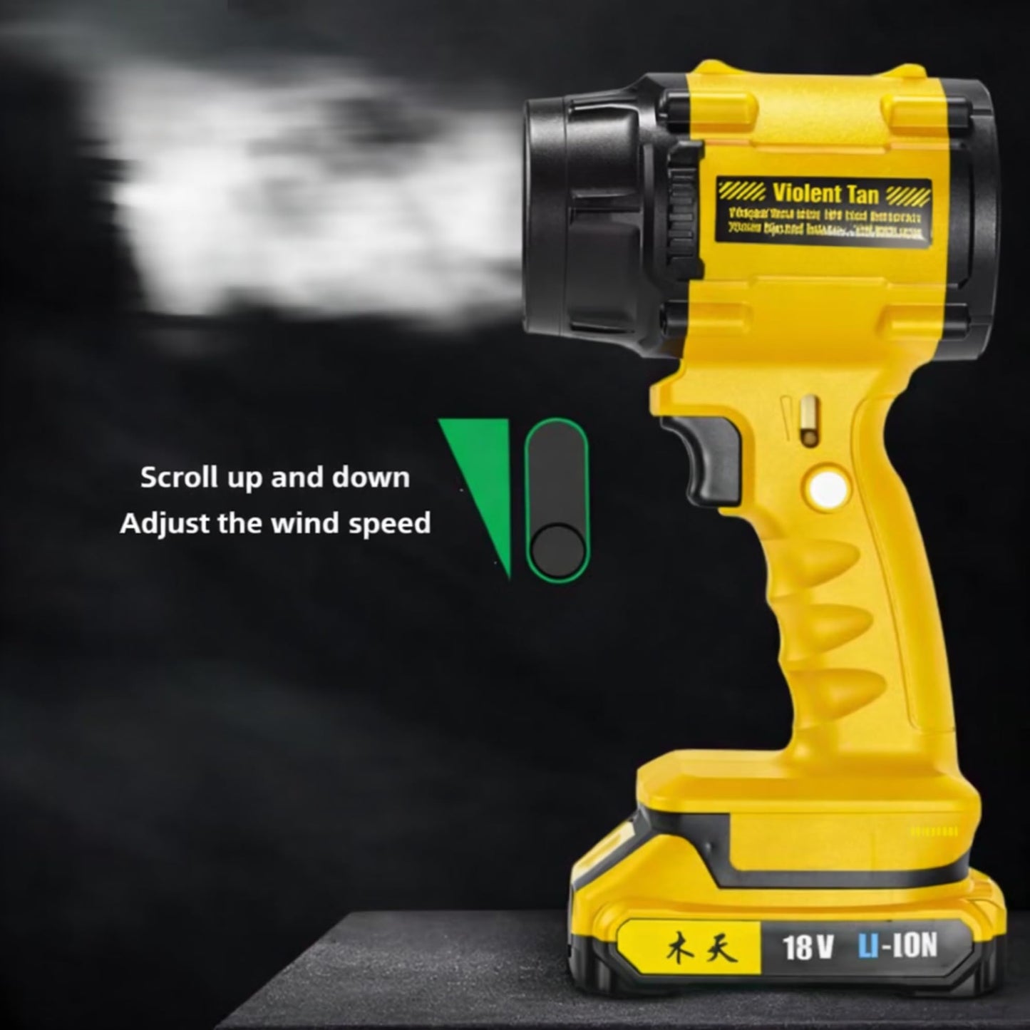 High Speed Mini Blower 110000 RPM, Rechargeable Jet Air Duster for Electronics, Car & Home