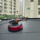 YOURKARTS.COM Solar Helicopter Shape Car Air Freshener (Red) – Essential Oil Diffuser for Dashboard, Office Table & Home Interiors car Accessories 2025