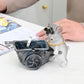YOURKARTS.COM Small Car Dashboard Decorative Figurines Set (1, Bulldog Ashtray)