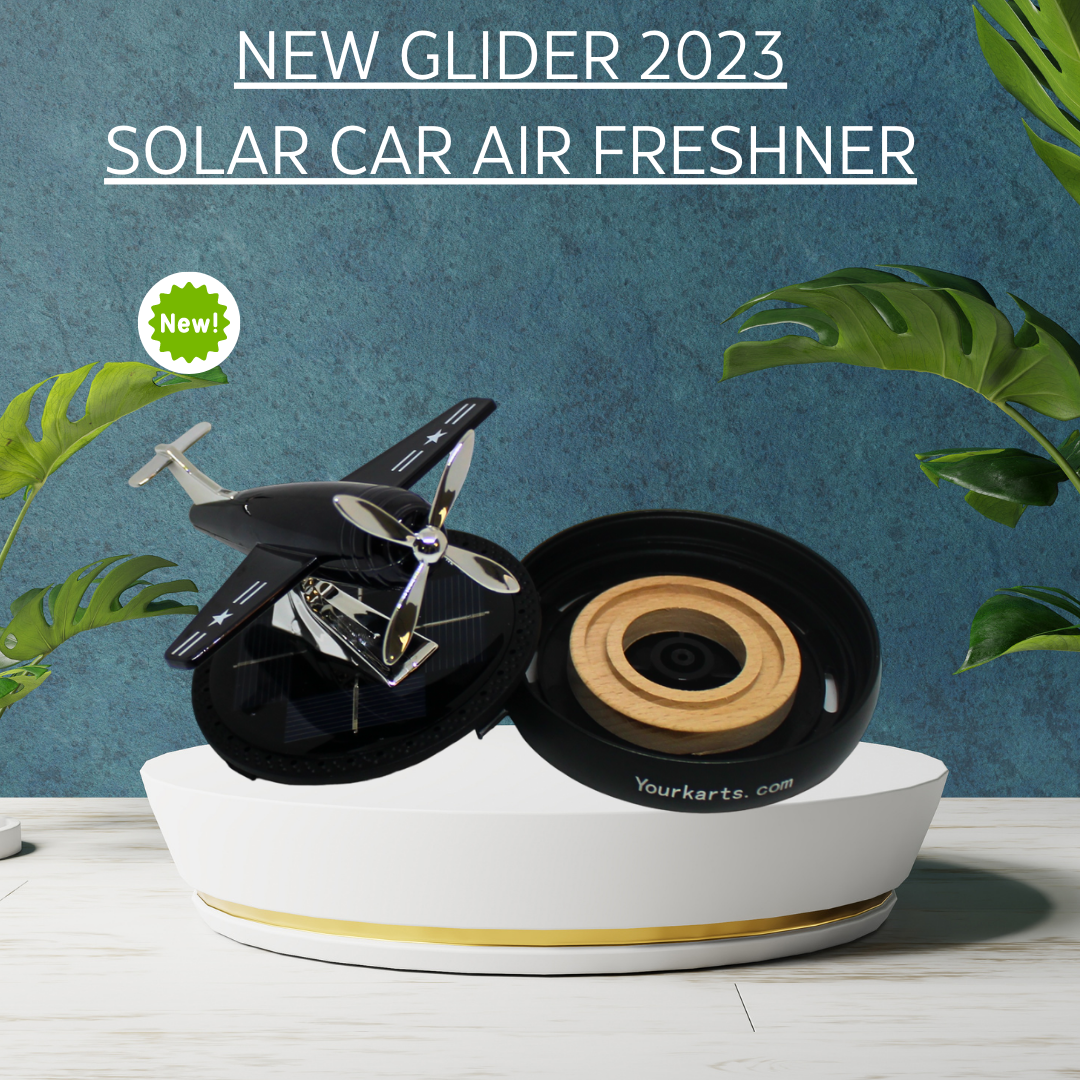Trending Aeroplane Glider Design Solar Car Air Freshener Aromatherapy –  Wisholics
