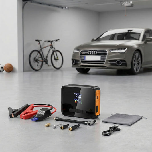 2-in-1 Car Jump Starter & Tyre Inflator 8000mAh (CX-319)