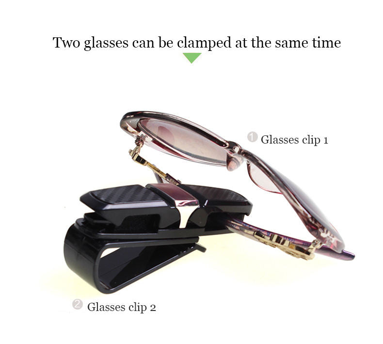 Glasses Holder for Car Sun Visor (Pack of 2)