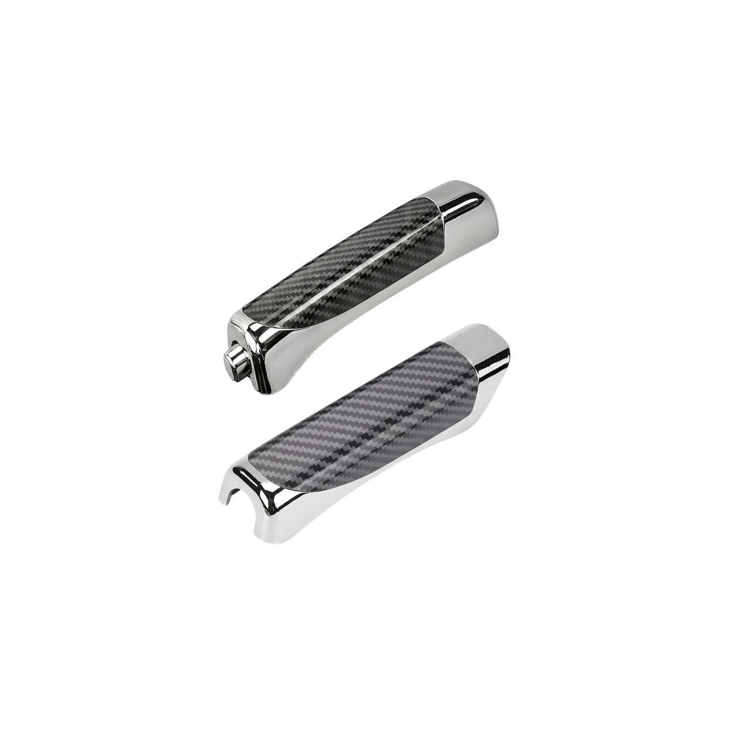 Premium Car Handbrake Cover Luxury Chrome Finish, Anti-Slip Grip, Universal Fit for Most Cars