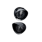 Mini Analog Car Dashboard Clock with Carbon Fiber Design (Black)
