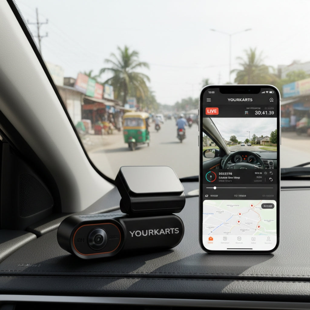 4G Pro Dashcam with 24/7 Remote Access, GPS Tracking, App Control & Smart Parking Monitor