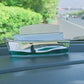 YOURKARTS.COM Car Liquid Wave Floating Ship Car Interior Dashboard Decorative Showpiece for Car Dashboard, Paperweight, Home Decor Decoration & Gift