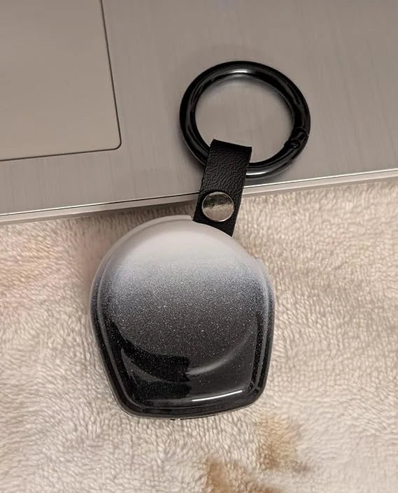 ABS Carbon 2-Button Car Key Cover, Anti-Break Protective Key Shell
